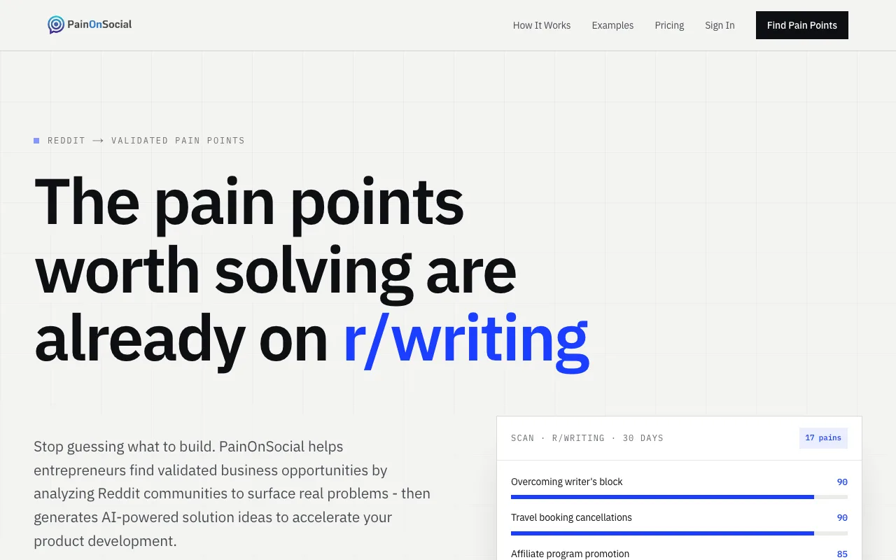 PainOnSocial home page